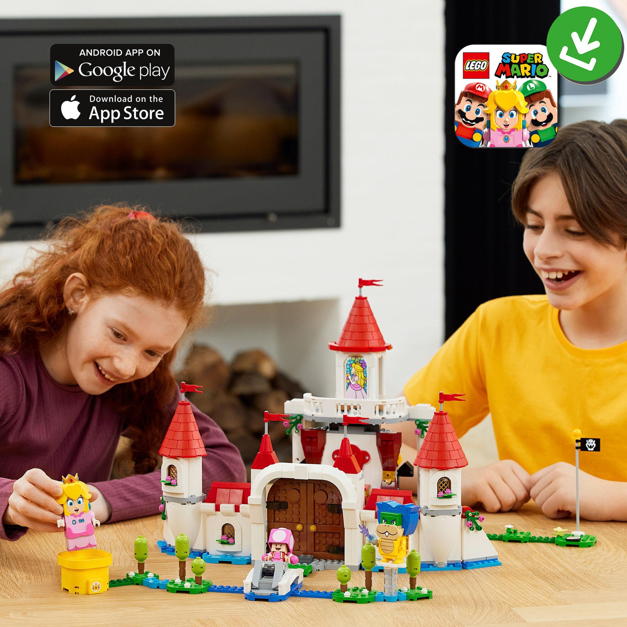 LEGO Konstruktionsspielzeug Super Mario Princess Peach Palast – Erweiterungsset