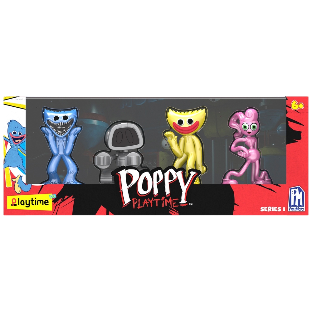 Poppy Playtime Sammelfiguren 4er-Pack