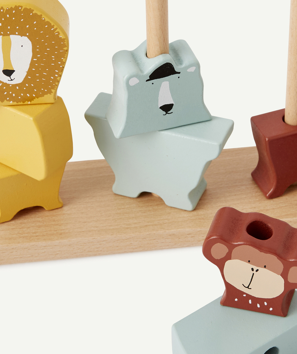 TRIXIEPUZZLE EN BOIS ANIMAUX À EMPILER BÉBÉ