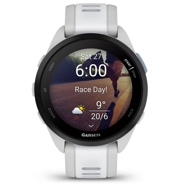 Montre cardio GPS GARMIN FORERUNNER 165 MIST GREY/WHITESTONE