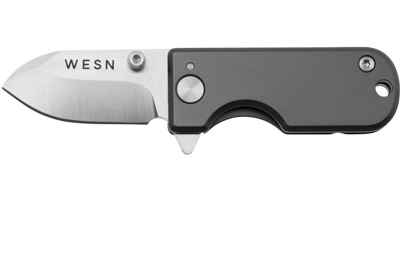 WESN Microblade SN01-0, D2, Titanium, zakmes