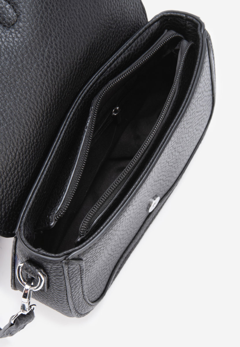 Sac bandoulière femme noire Idole