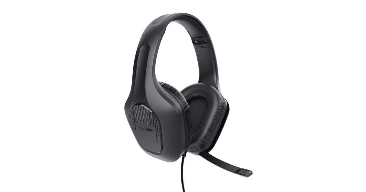 TrustGXT 415 Zirox Lightweight Gaming headset over-ear   (Zwart, PC, laptop en consoles)
