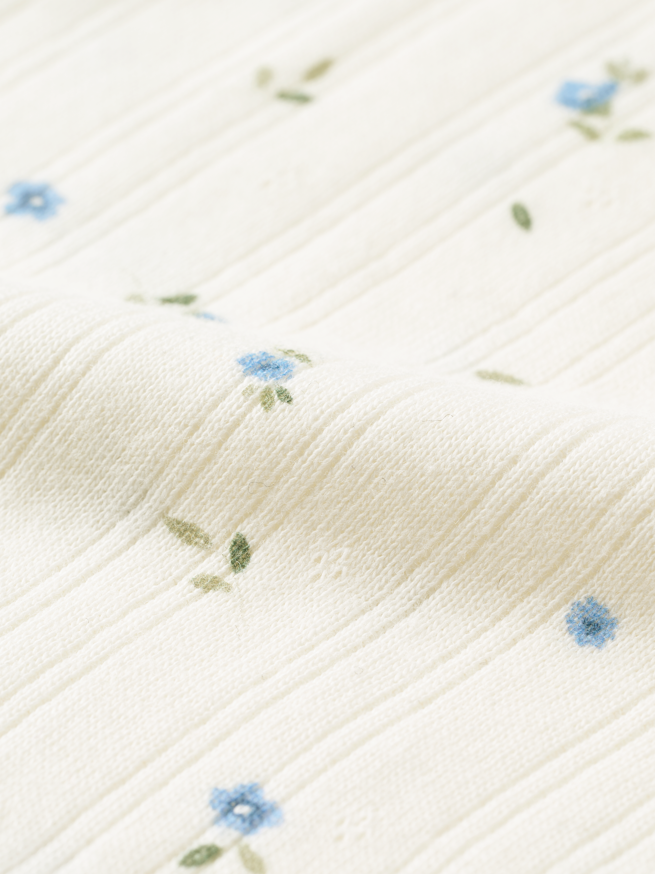 Pointelle romper lange mouw van katoen voor baby’s