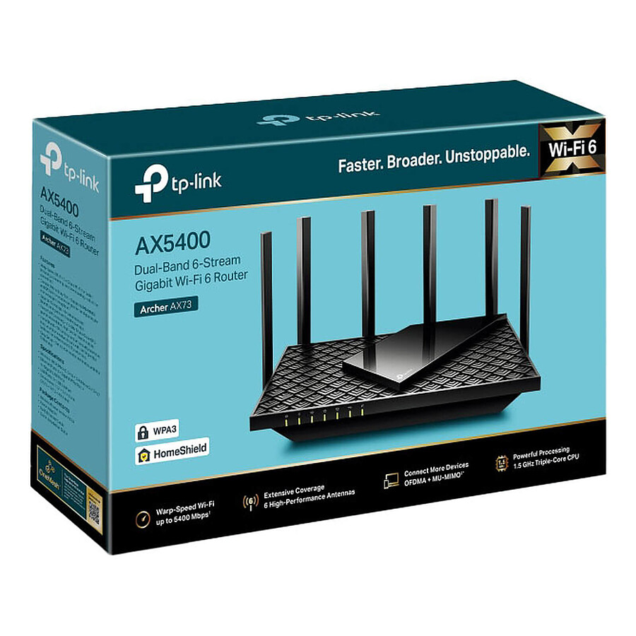 TP-Link Routeur Archer AX73 WiFi AX5400 double bande