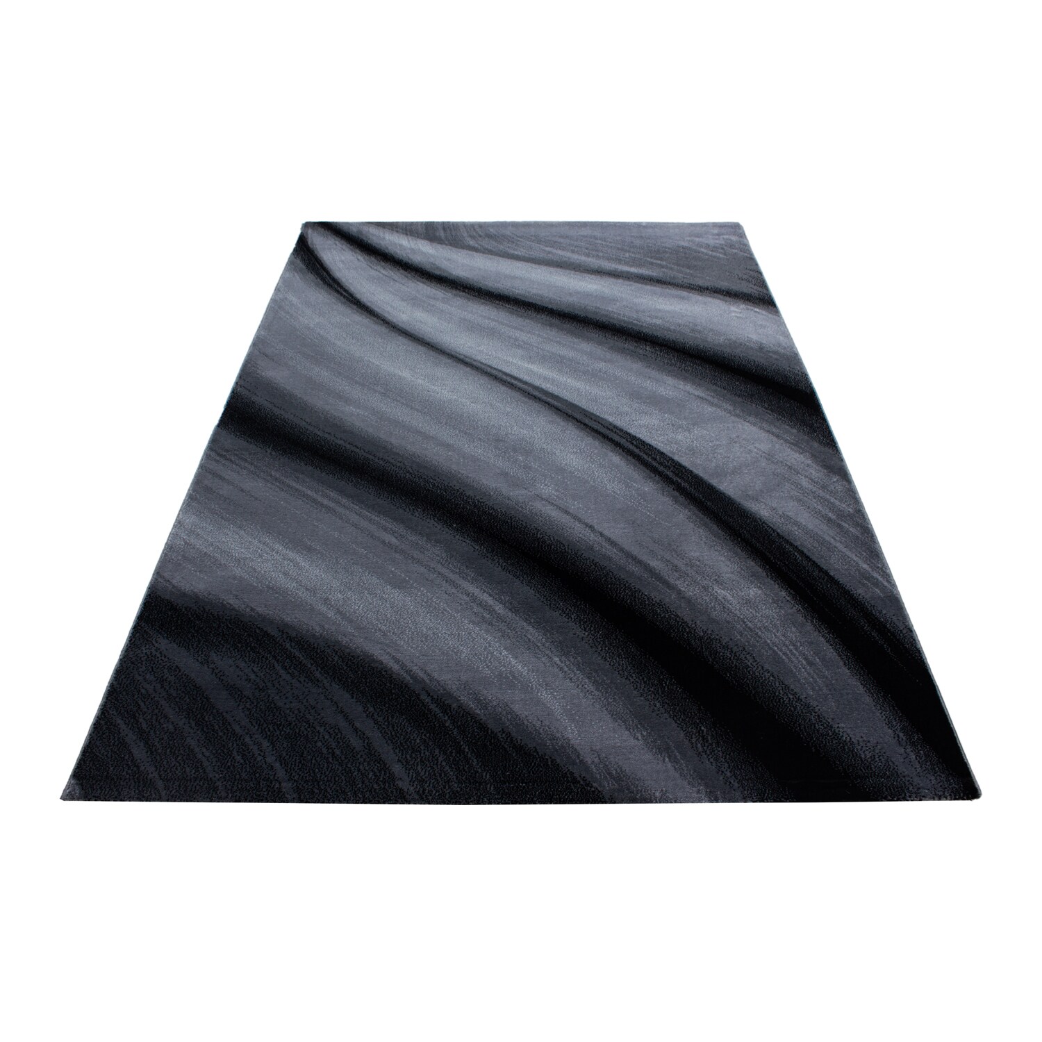 Teppich modern Designer Wohnzimmer Abstrakt Muster Rot oder Schwarz