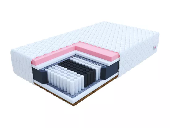 Matelas LIVRA - Mémoire de Forme - Latex - Epaisseur 22 cm 180 x 200 cm cm