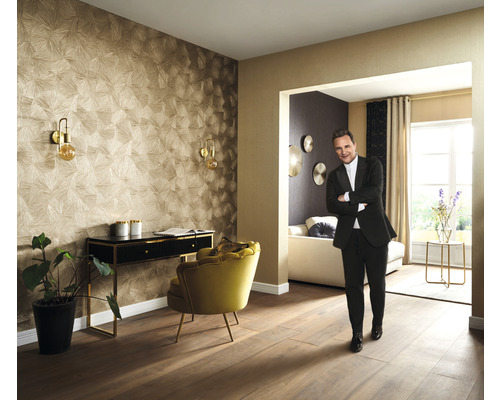 Vliesbehang 10219-20 GMK Fashion for Walls 3 Grafische Cirkels Goud