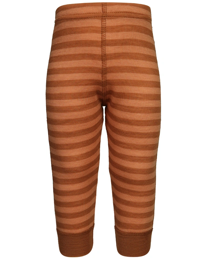 Woll-Schlupfhose 246 - STRIPE BABY in copper