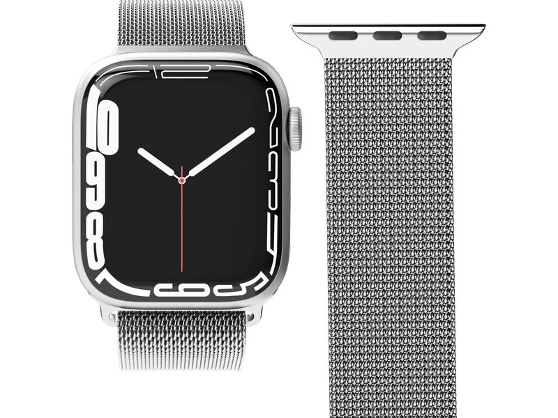 Vonmählen Armband Milanese Loop Apple Watch 42/44/45/49 mm Edelstahl-Armband für Apple Watch 42/44/45/49 mm
