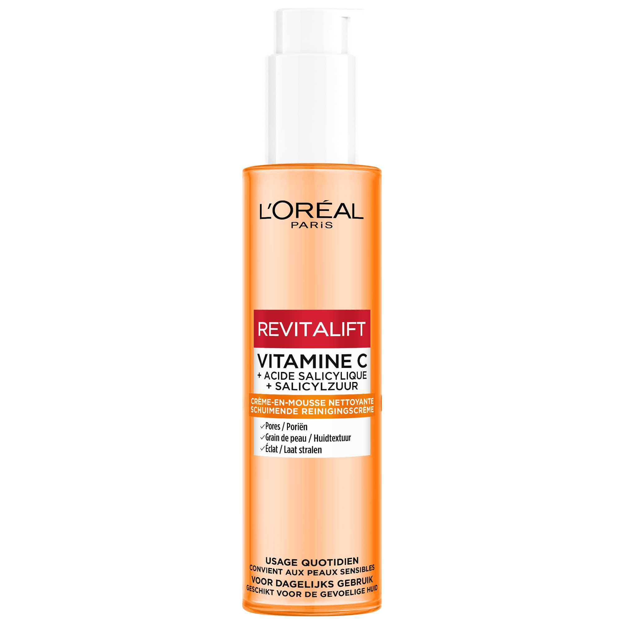Nettoyant Vitamine C, Pores, Grain de peau, éclat