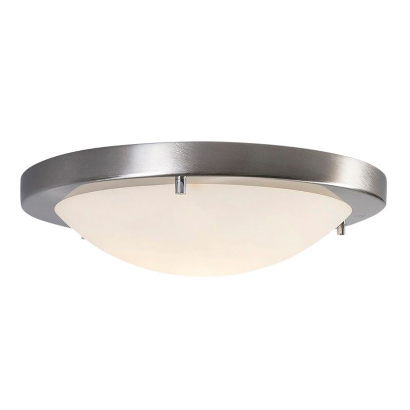 Moderne plafonnière staal 31 cm IP44 - Yuma