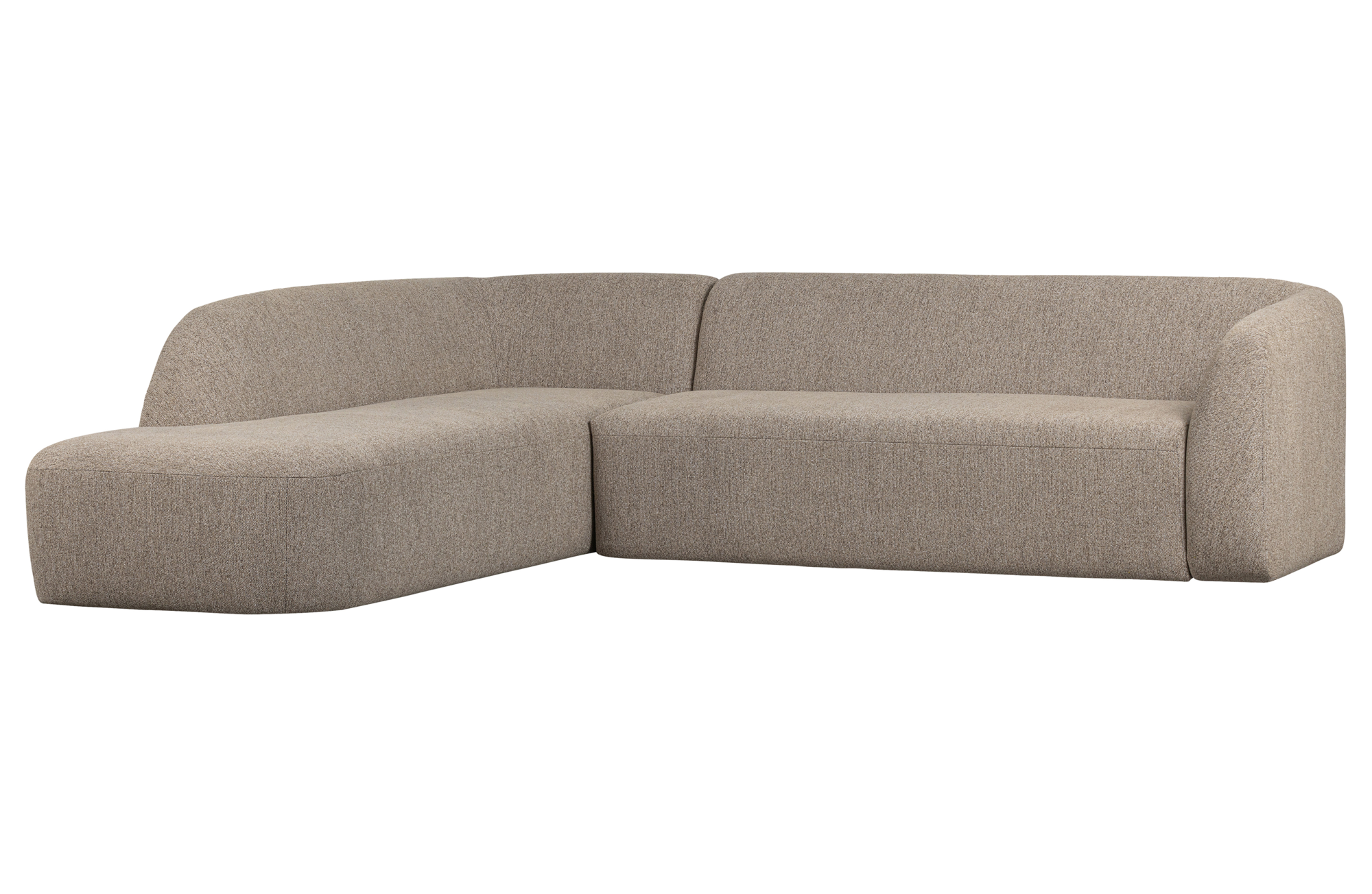 BePureHome hoekbank Sloping Naturel Melange - Links