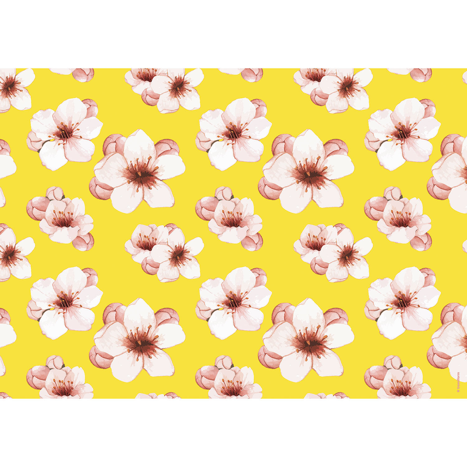 Papiertischset Flowery