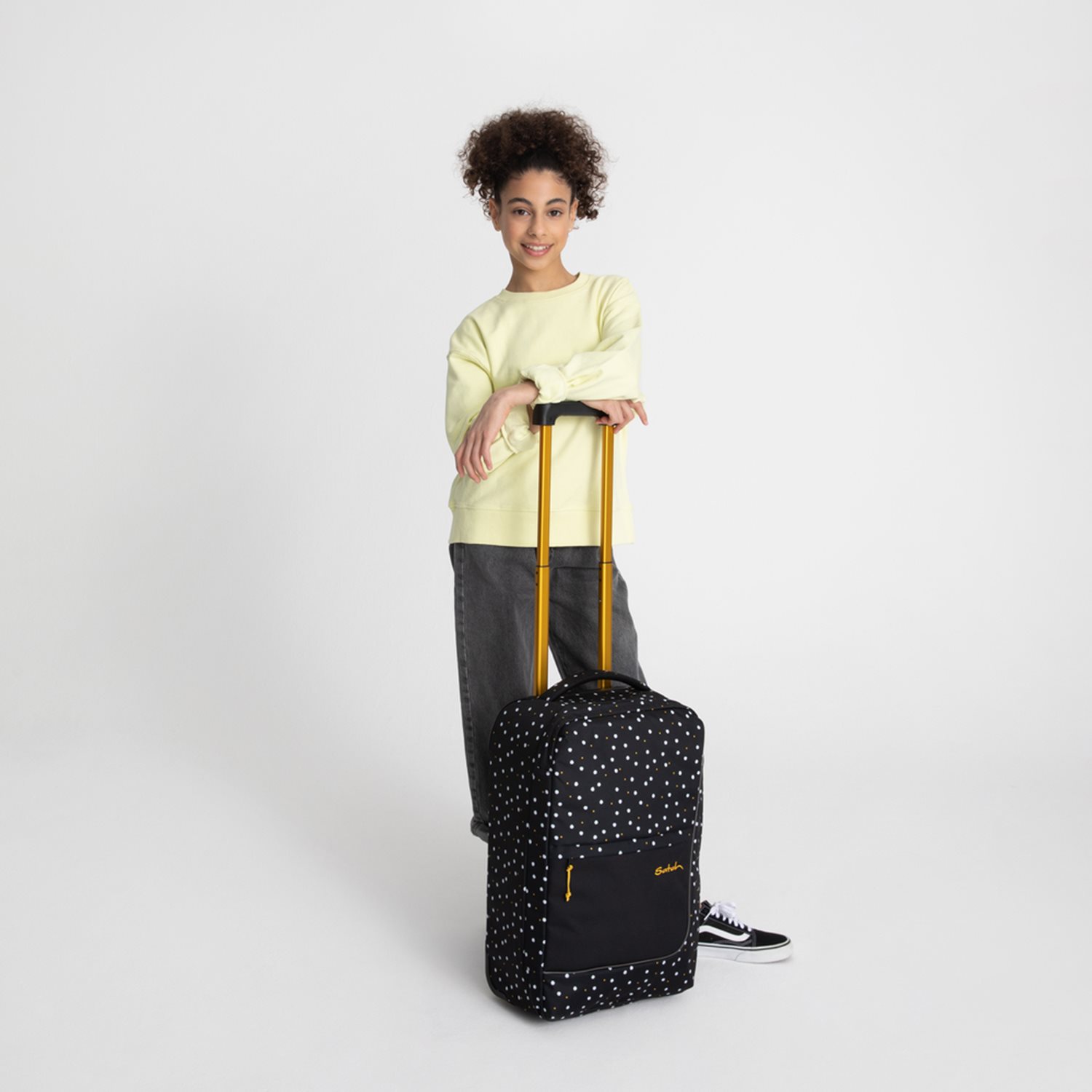 Satch Flow S Cabin Size Trolley lazy daisy