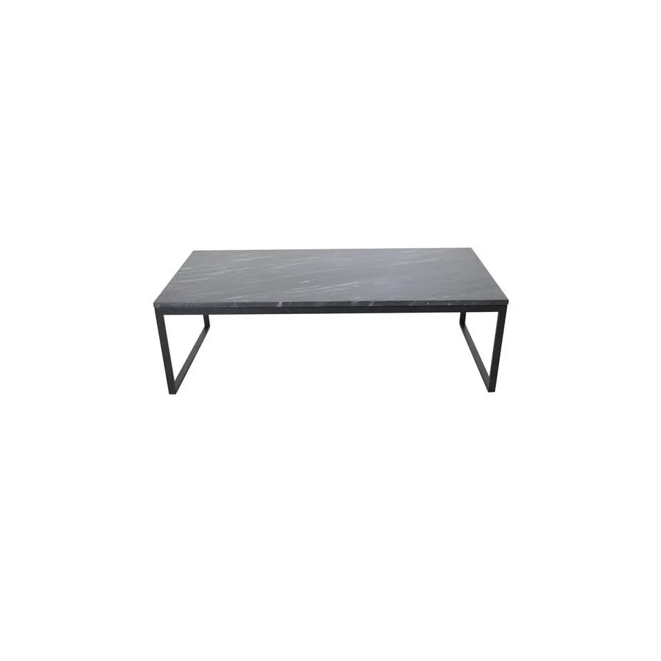 Salontafel Grijs Marmer Zwart - 120x60x36cm - Estelle