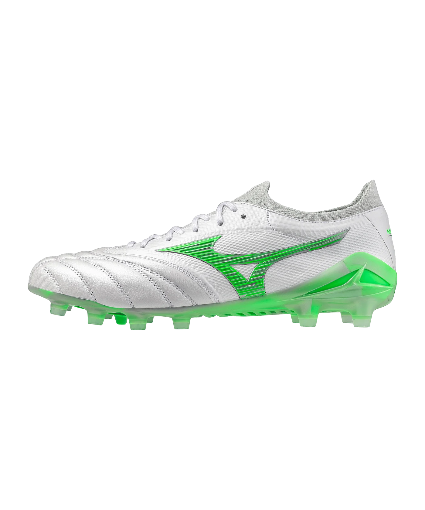 Mizuno Morelia Neo Beta Made in Japan FG Frontier Weiss Grün F37