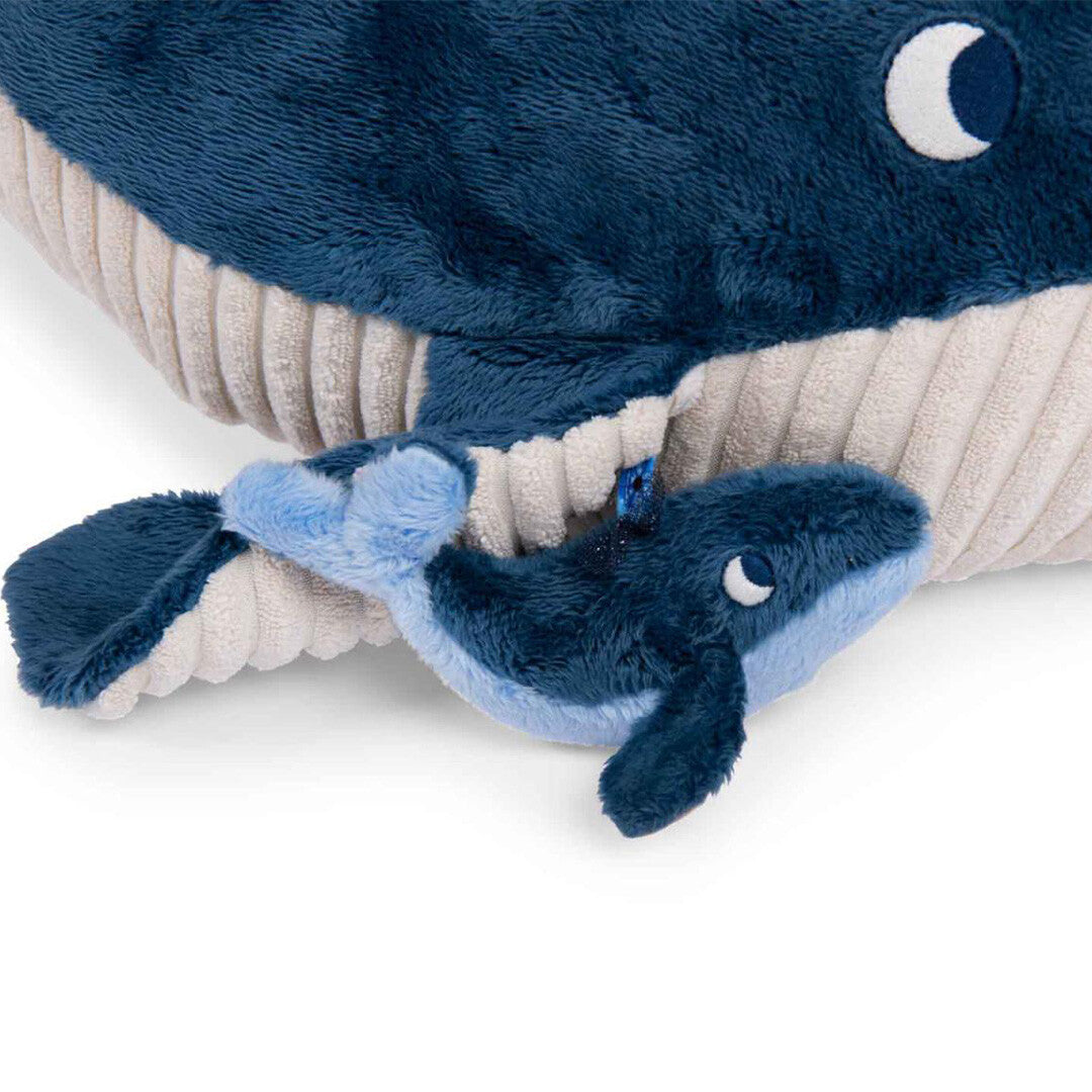 Moulin roty activiteitenknuffel walvis - 54 cm