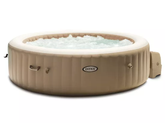 Kit spa gonflable Intex PureSpa Sahara rond Bulles 6 places + 6 filtres