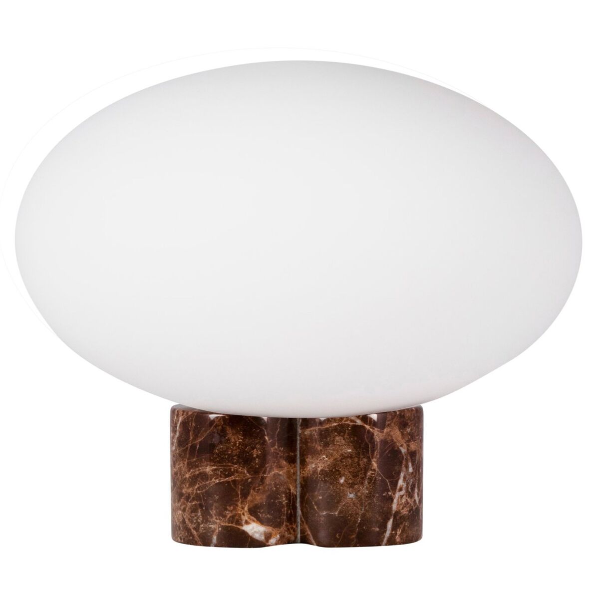 Mammut bordlampe, 28 cm, brun