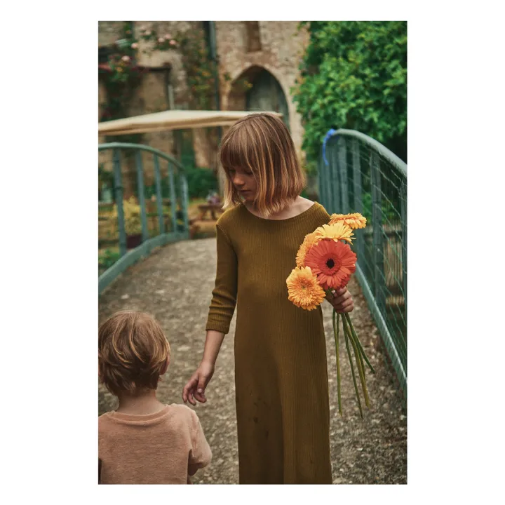 Poudre Organic Robe Orchidée Côtelée | Marron