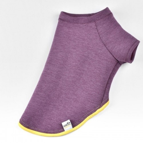 Moletom de neoprene estilo freira para cães, cor berinjela