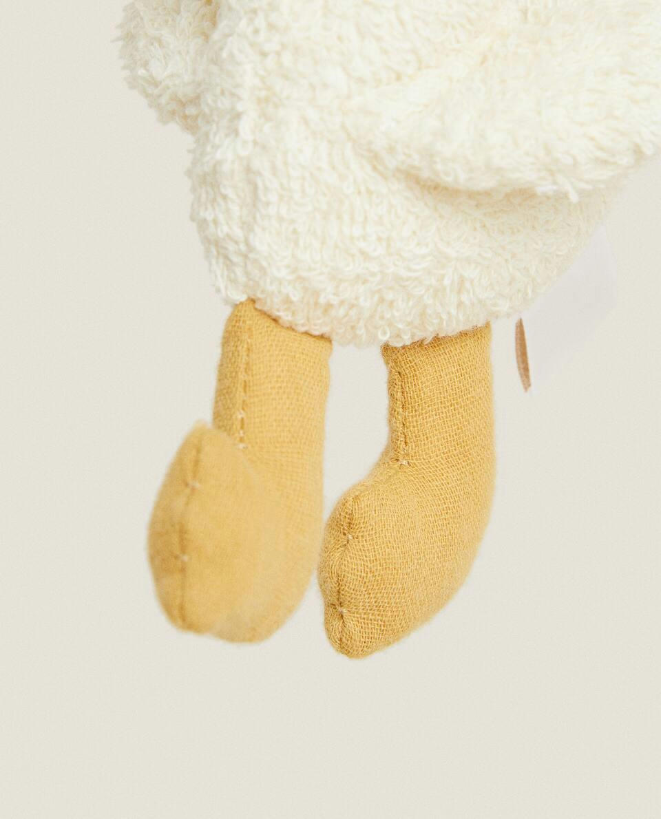 Chupeta de pato de pelúcia
