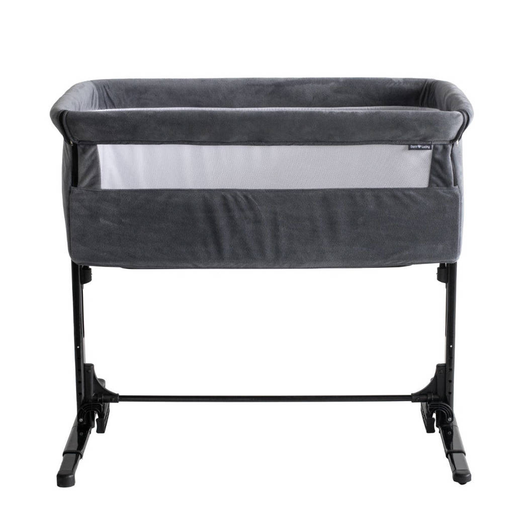 Co-Sleeper Velvet Antraciet