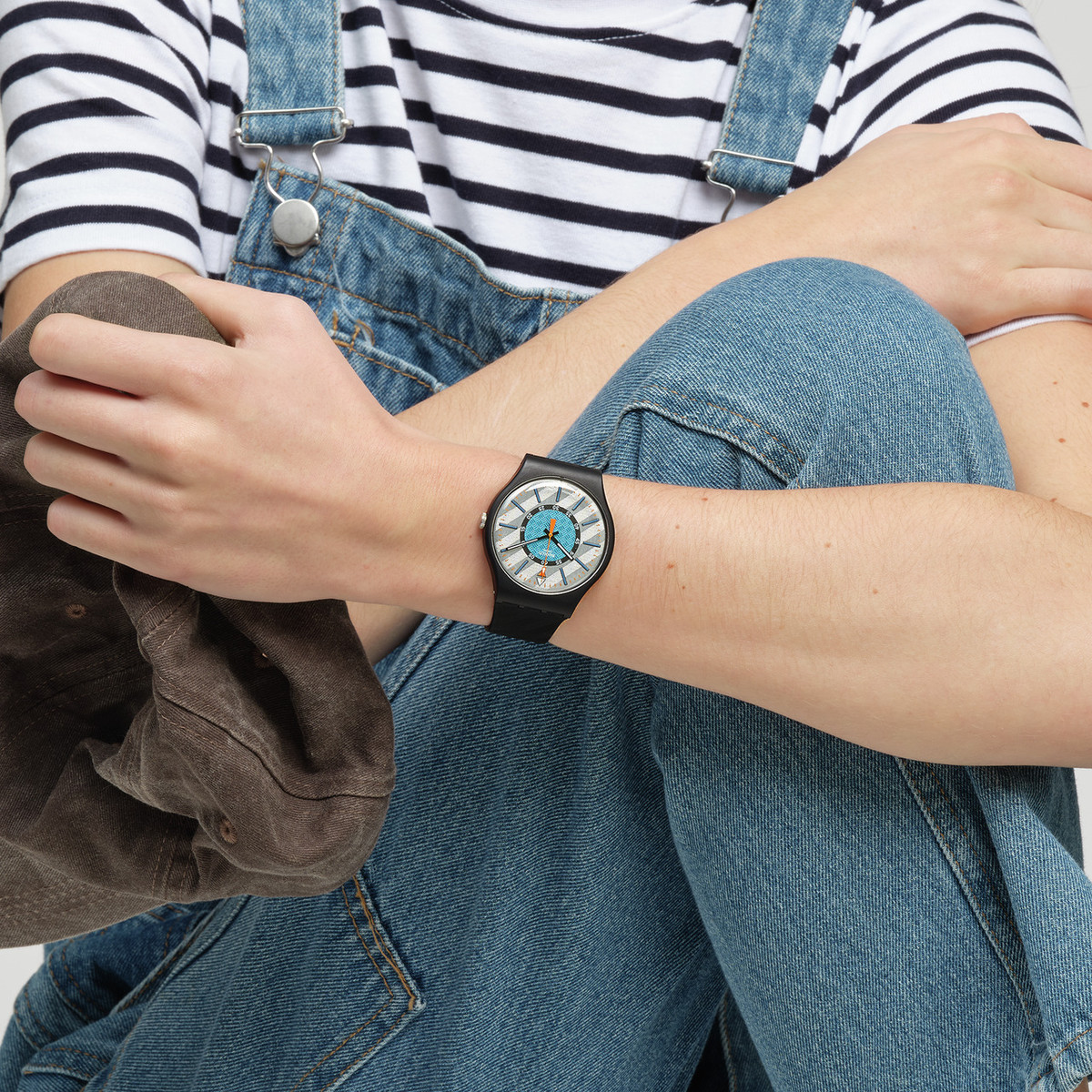 Montre SWATCH New gent bioceramic Good to corp homme bracelet silicone noir