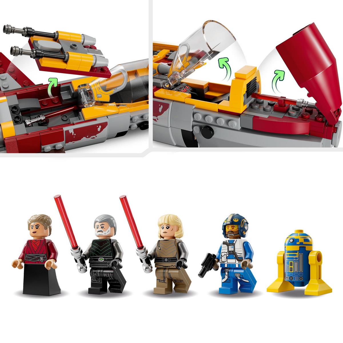 L'E-wing de la Nouvelle république contre le chasseur de Shin Hati LEGO Star Wars 75364