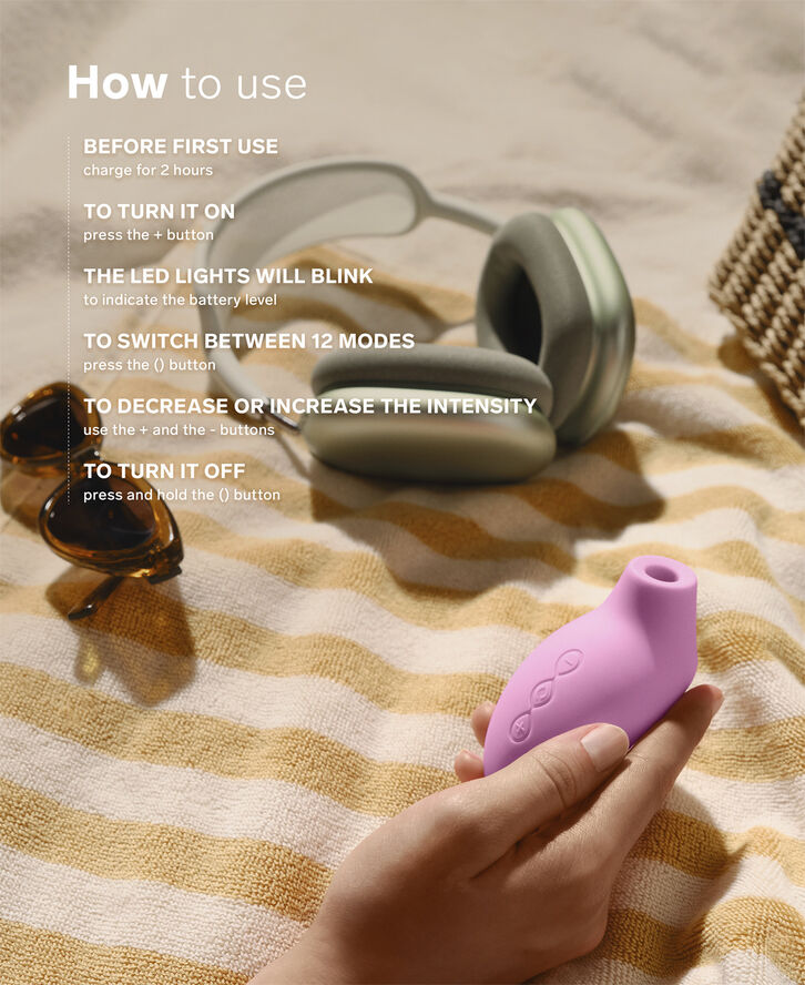 LELO Sona 2 Travel Klitoris Stimulator Lilla