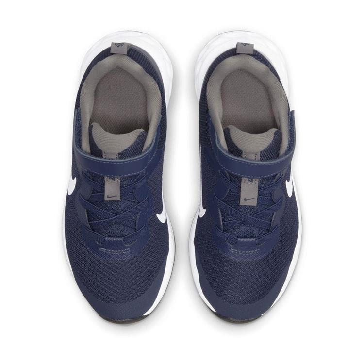 NIKE REVOLUTION 6 LITTLE KIDS SHO MIDNIGHT-NAVY-WHITE-FLAT-PEWTER