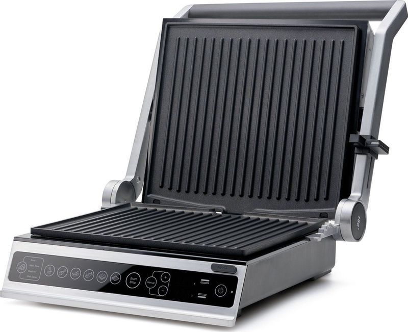 Solis - Contactgrill Pro - Grill Apparaat - RVS - 5 Grillprogramma's