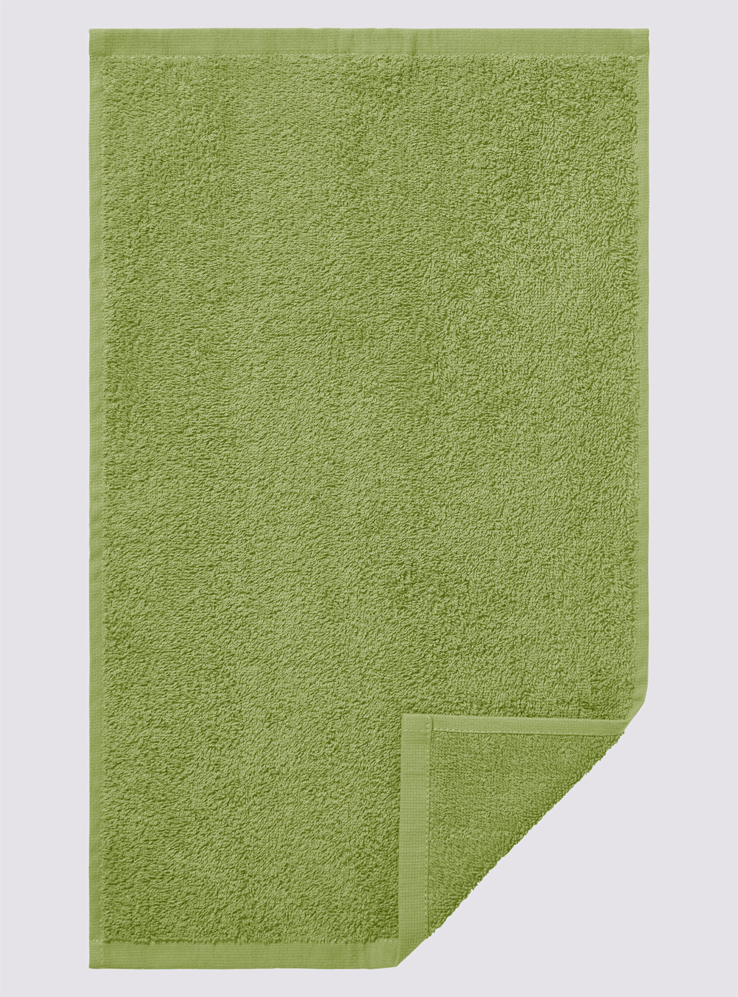 4-tlg. Handtuch-Sparset in kiwi
