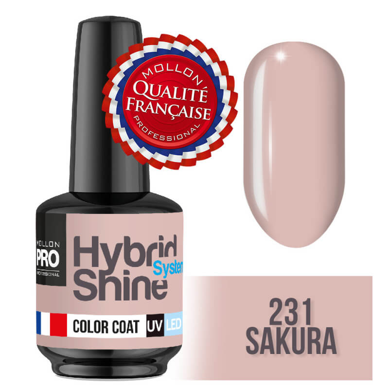 Mini Vernis Semi-Permanent Hybrid Shine Mollon Pro 8ml