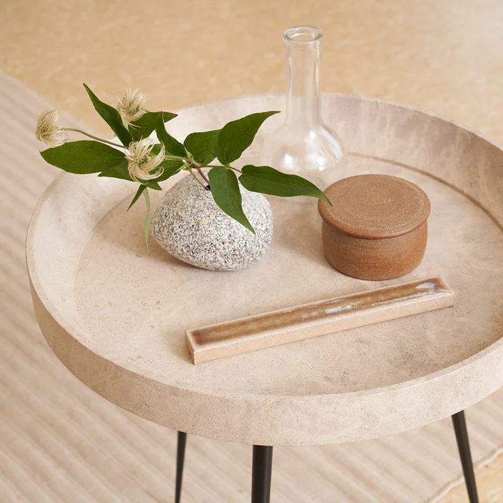 Mater - Bowl Table small, Ø 40 x H 38 cm, schwarz