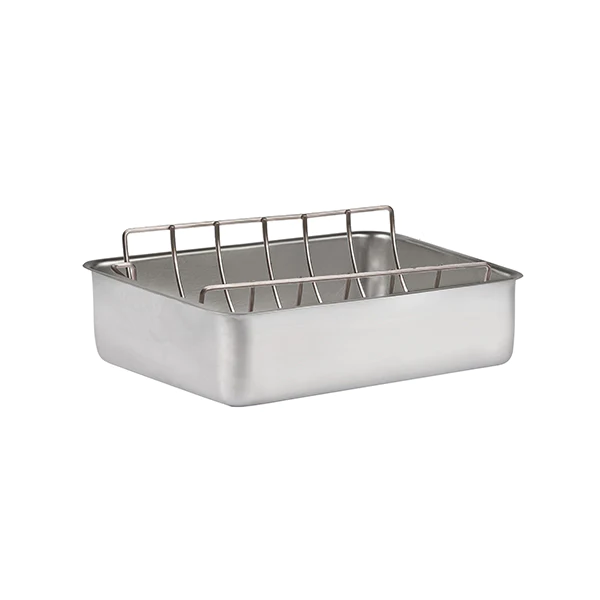 Plat à four Smart Grill 36 x 25 x 8 cm et grille barbecue Inoxriv