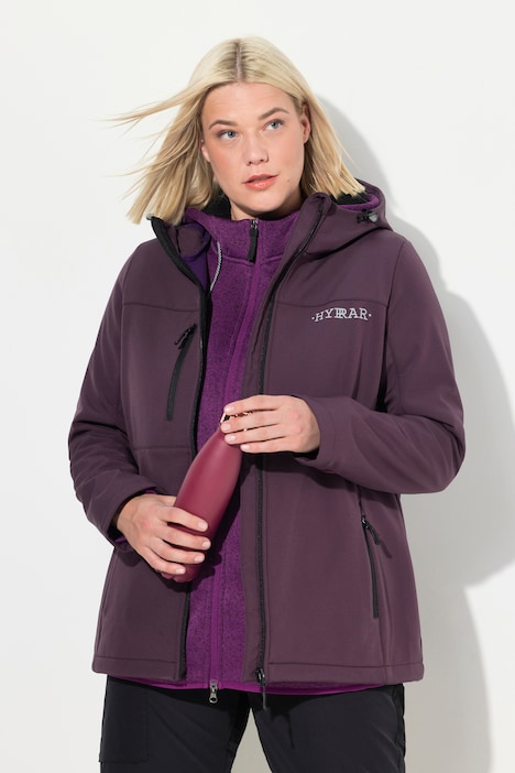 HYPRAR Softshelljacke, wasserabweisend, Stretch, Reflektor