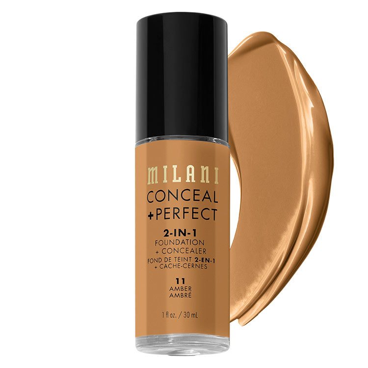 Milani Cosmetics Conceal + Perfect 2-In-1 Foundation + Concealer 11 Amber 30ml