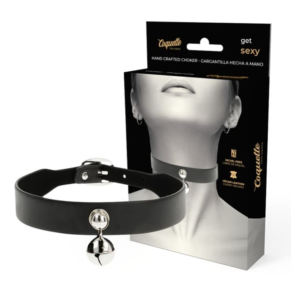 Coquette Chic Desire - Vegan Leather Halskjede Woman Rattle Accessory