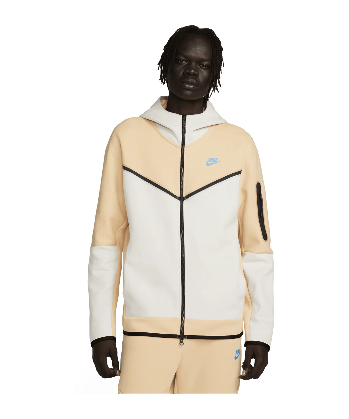 Nike Tech Fleece Kapuzenjacke Braun F252