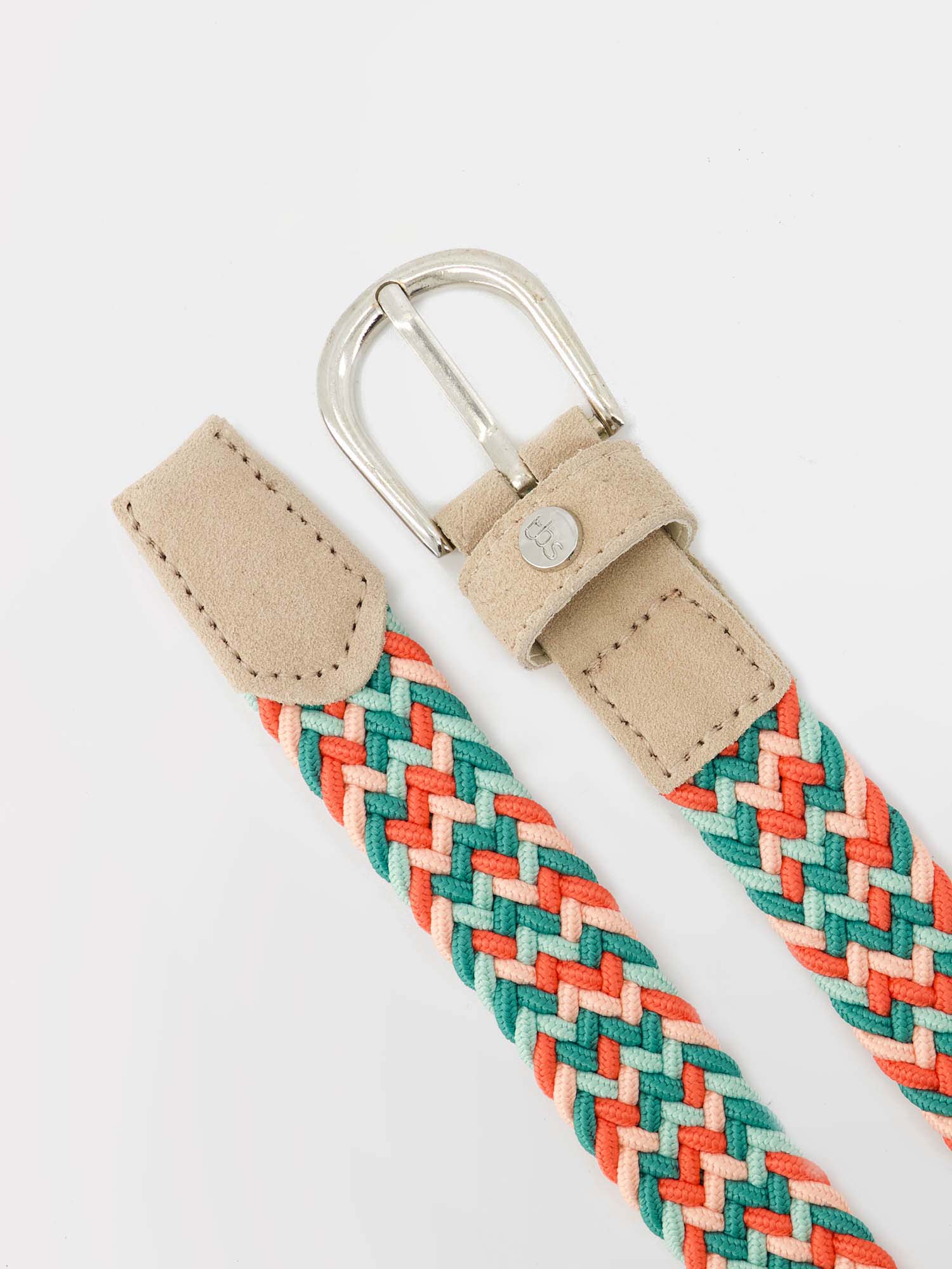 Ceinture Femme Tressée & Elastiquée Multico