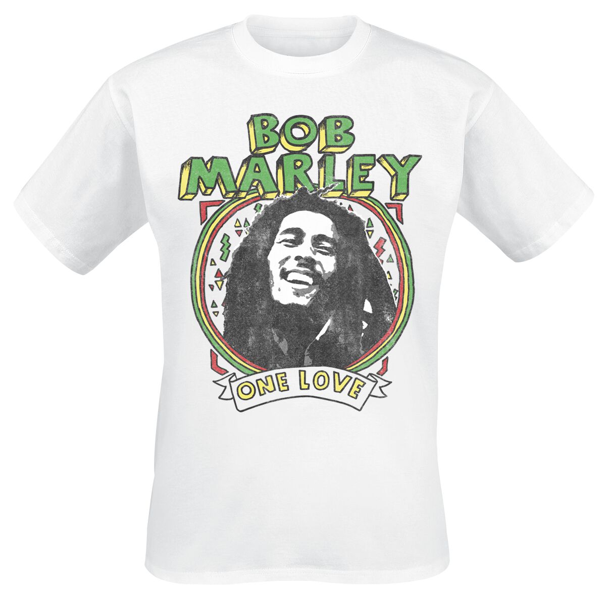 One Love Paint | Bob Marley T-Shirt Manches courtes
