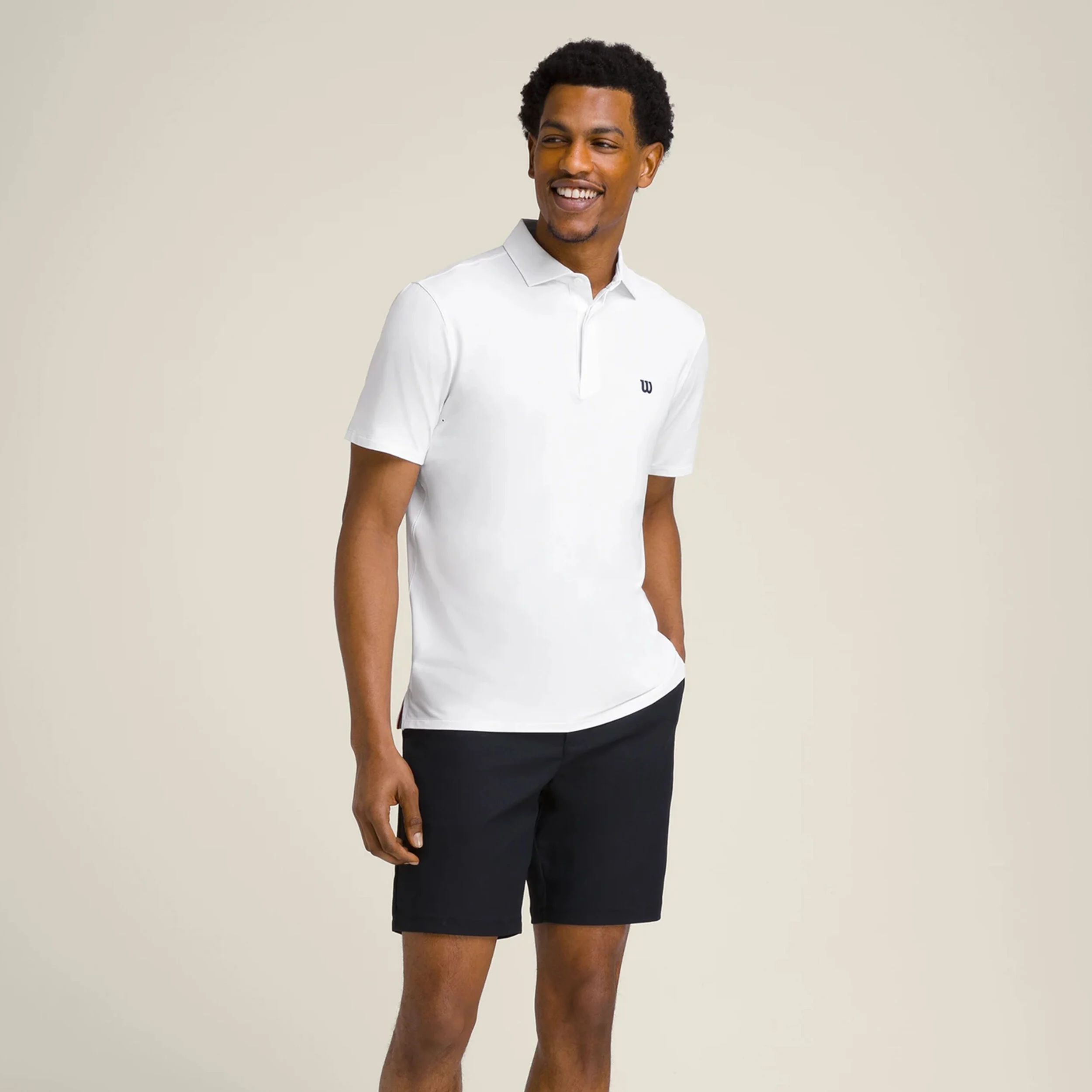 Wilson League Polo Hommes - Blanc