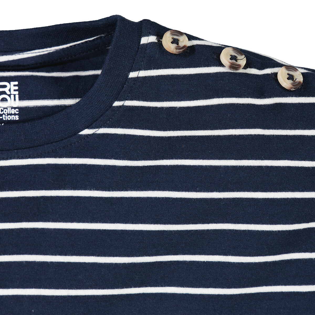 COLEÇÕES LA REDOUTE<br>Camiseta listrada de manga comprida