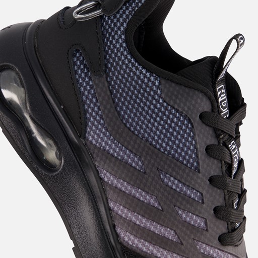 Red-Rag Sneakers zwart Textiel