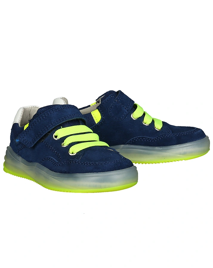Klett-Halbschuhe FUTURE in blau/neongelb