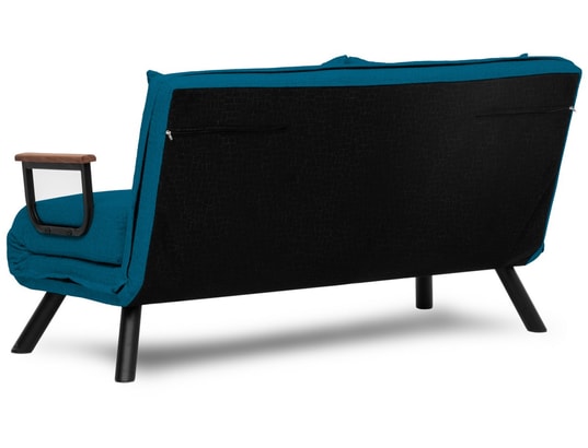 CONCEPT1 - Canapé lit Sando 2 places vert pétrole 133 x 78 x h78