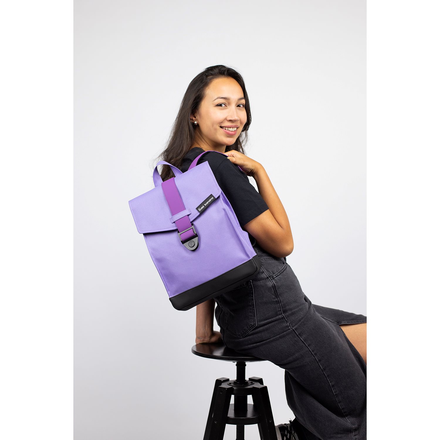 Bold Banana Envelope Mini Backpack purple rain