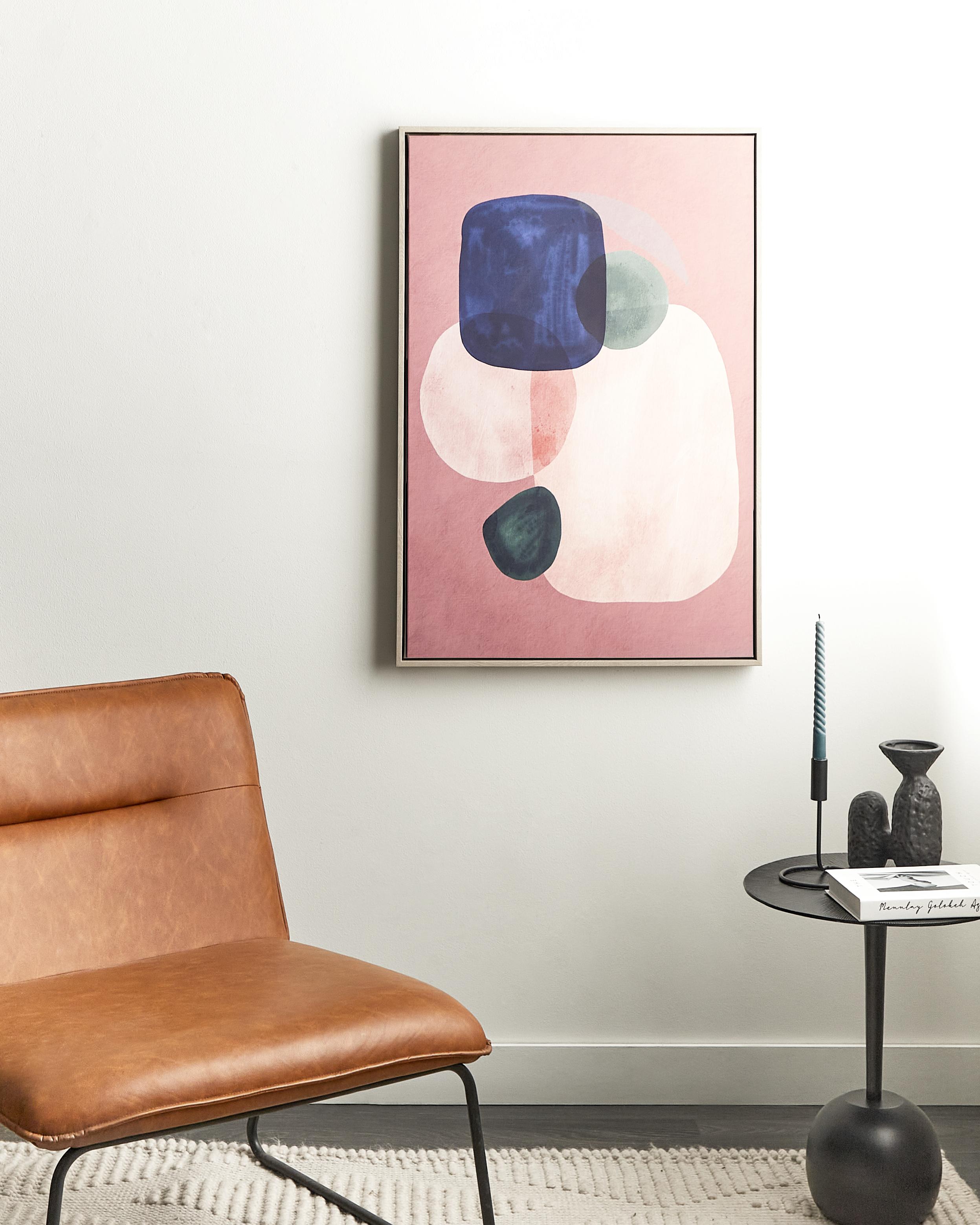 Canvas ADELFIA Abstract motief 63 x 99 cm Meerkleurig